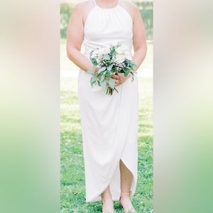 White Shona Joy halter dress